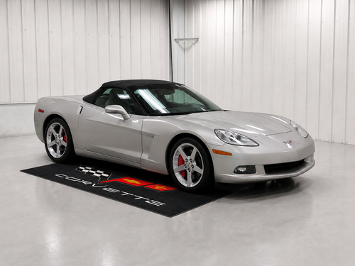 Corvette C6 Garage Floor Mat 5x7 FT (60x87 Inches) Premium Showroom Rug Wall Decor