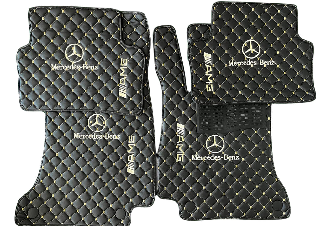 Mercedes Benz Leather Floor Mats Custom Fit For all Model AMG