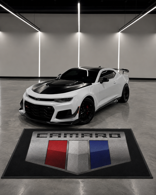 Camaro Garage Floor Mat 5x7 FT (60x87 Inches)