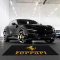 Ferrari Garage Floor Mat 5x7 FT (60x87 Inches) Premium Showroom Rug Wall Decor