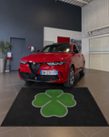 Alfa Romeo Garage Floor Mat 5x7 FT (60x87 Inches) Premium Showroom Rug & Wall Decor