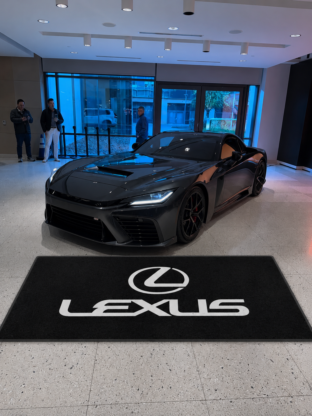 Lexus Garage Floor Mat 5x7 FT (60x87 Inches) Premium Showroom Rug Wall Decor