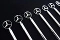 Mercedes Benz Chrome Parking Pole Flag Pole Park Bar Parkingpole