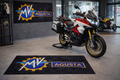 MV AGUSTA Motorcycle Garage Mat – Premium Garage Floor Protection 32x87 Inch