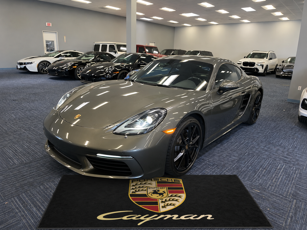 Porsche Cayman Garage Floor Mat 5x7 FT (60x87 Inches) Premium Showroom Rug Wall Decor
