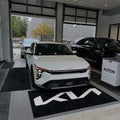 KIA Garage Floor Mat 5x7 FT (60x87 Inches) Premium Showroom Rug Wall Decor