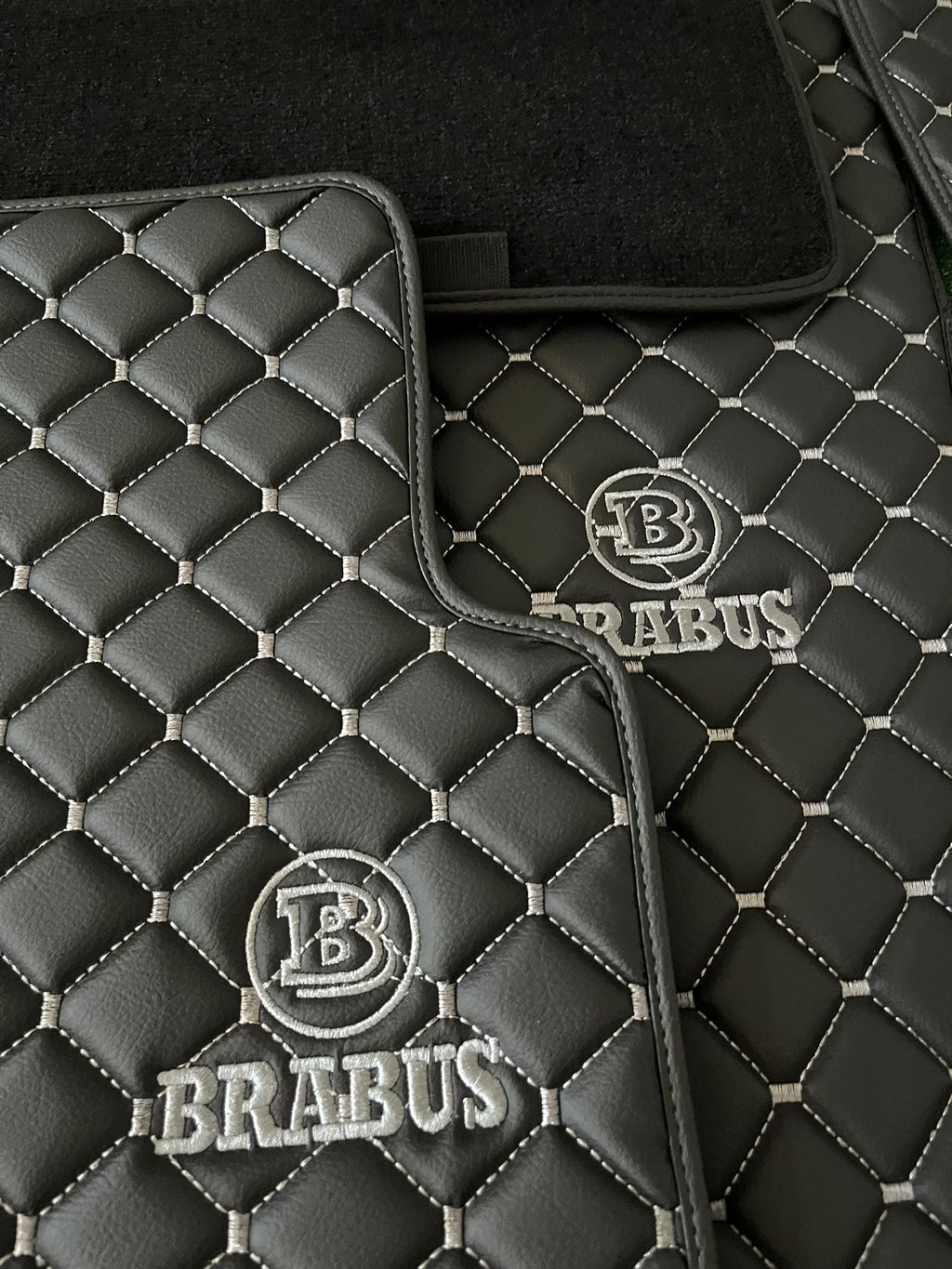 BRABUS Leather Car Floor Mat, BRABUS Waterproof Custom Car Mat