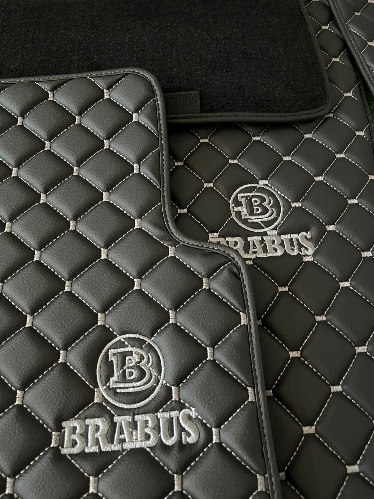 BRABUS Leather Car Floor Mat, BRABUS Waterproof Custom Car Mat