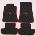 For Ford Mustang Car Floor Mats Custom fit Leather for all Mustang Model Waterproof Carpet Liner
