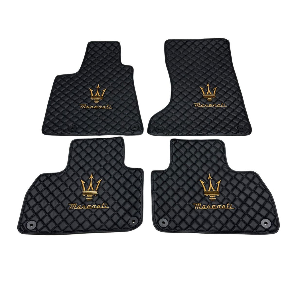 For Maserati Grecale (2022 - Present ) Car Floor Mats Custom fit Leather for all Maserati Model Waterproof Carpet Liner