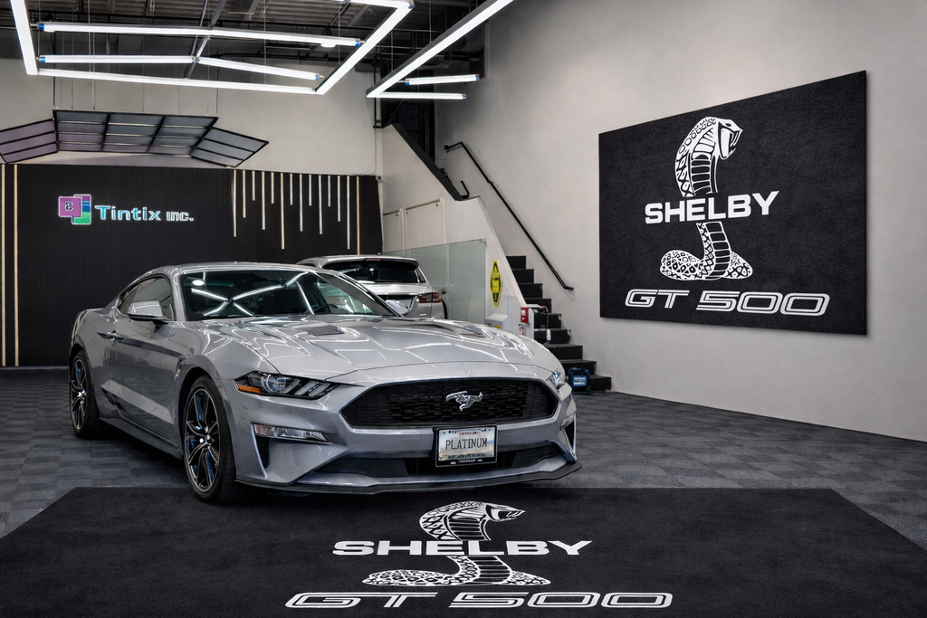 Shelby GT500 Floor Mat 5x7 FT (60x87 Inches) Premium Showroom Rug Wall Decor