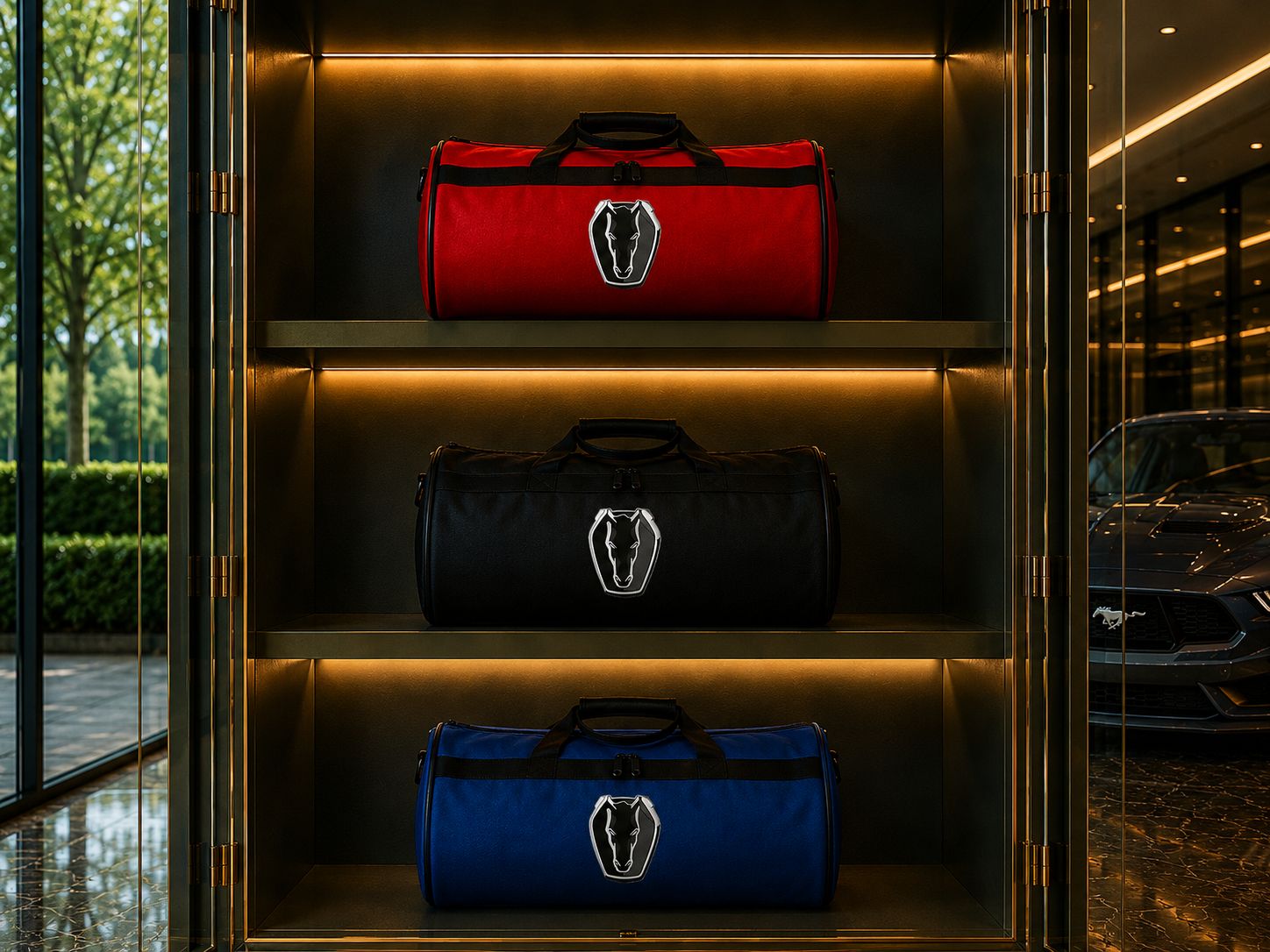 Luxury DarkHorse Duffle Bag Trunk Bag 30x50 cm