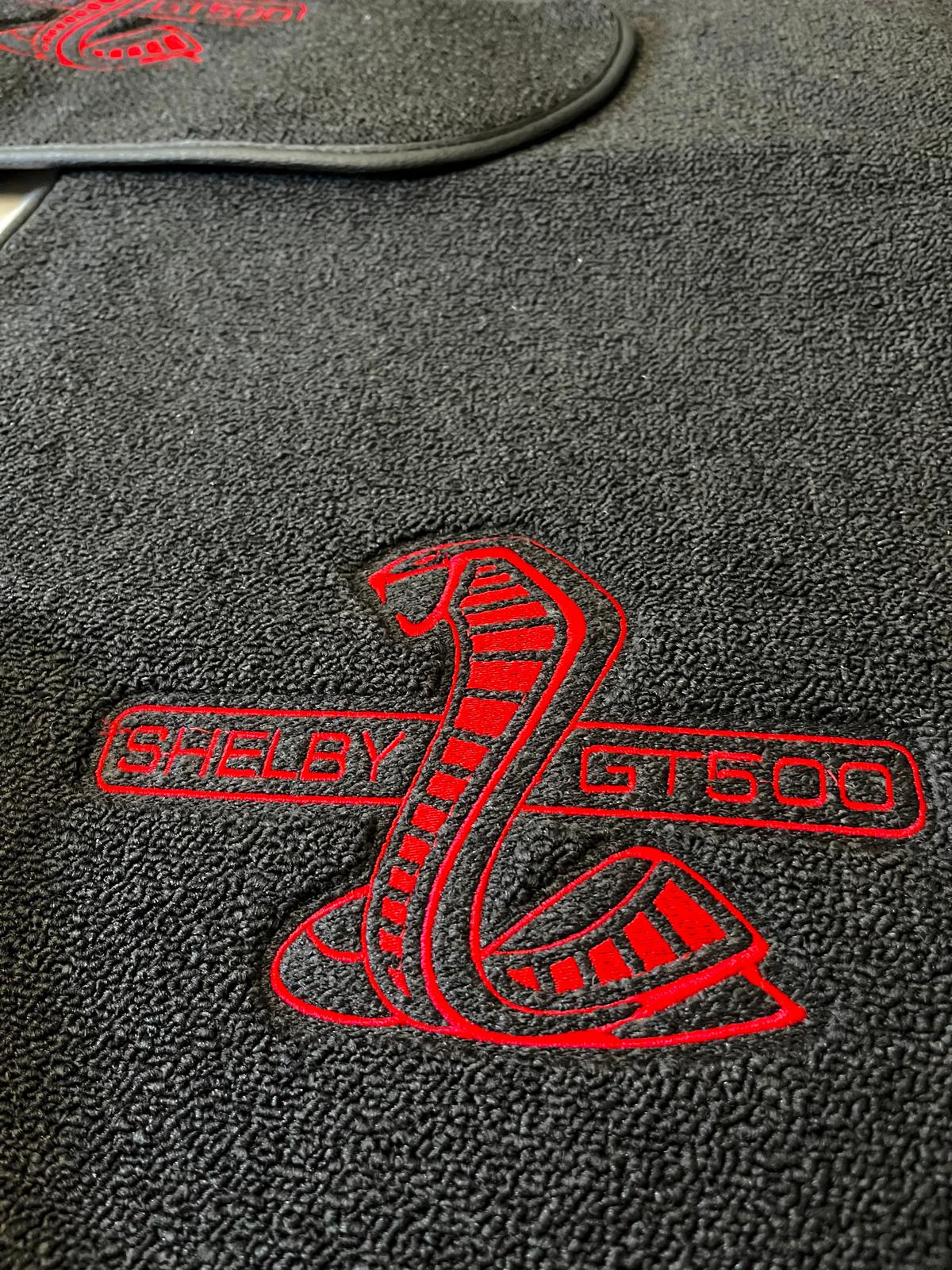 For All Shelby GT500 Model Carpet Car Floor Mats Custom fit for GT500 Design Carpet Liner
