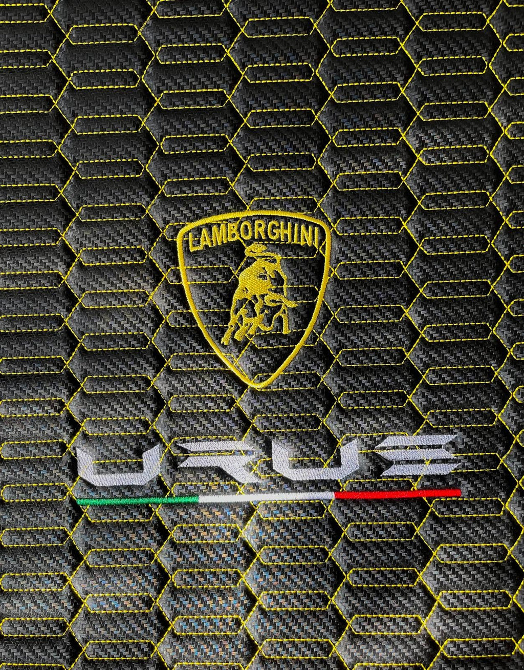 Lamborghini URUS Leather Car Floor Mat + Trunk Mat Full Set, Lamborghini Waterproof Custom Car Mat