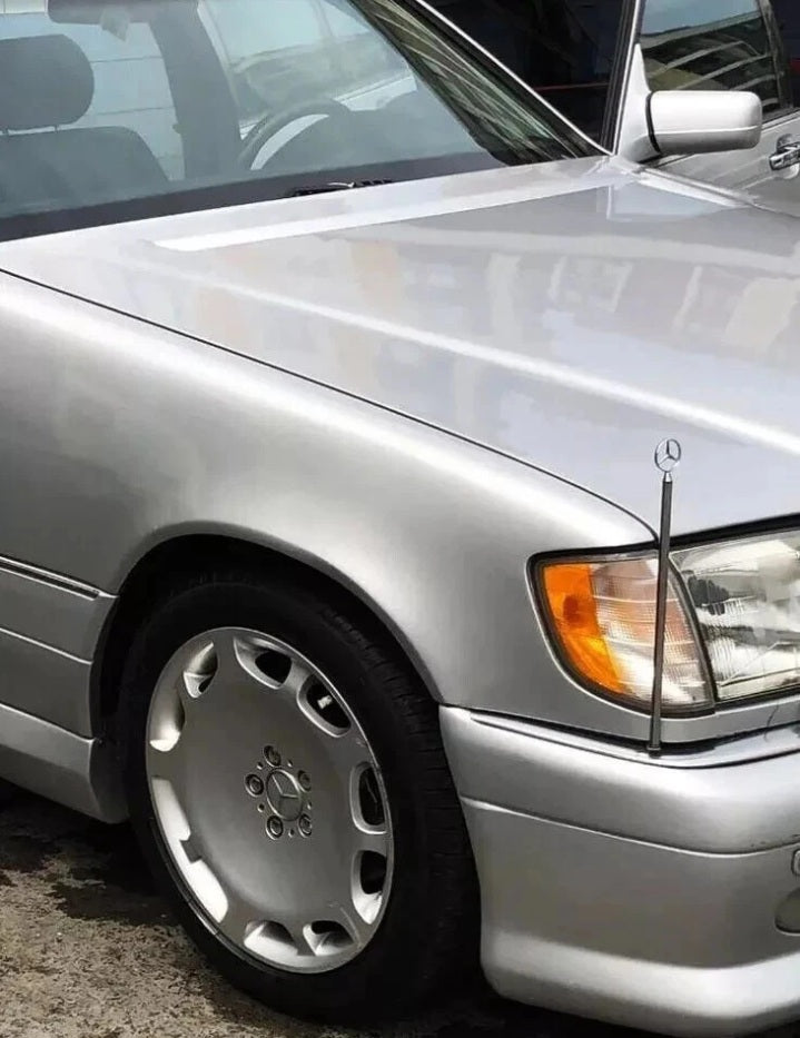 Mercedes Benz Chrome Parking Pole Flag Pole Park Bar Parkingpole