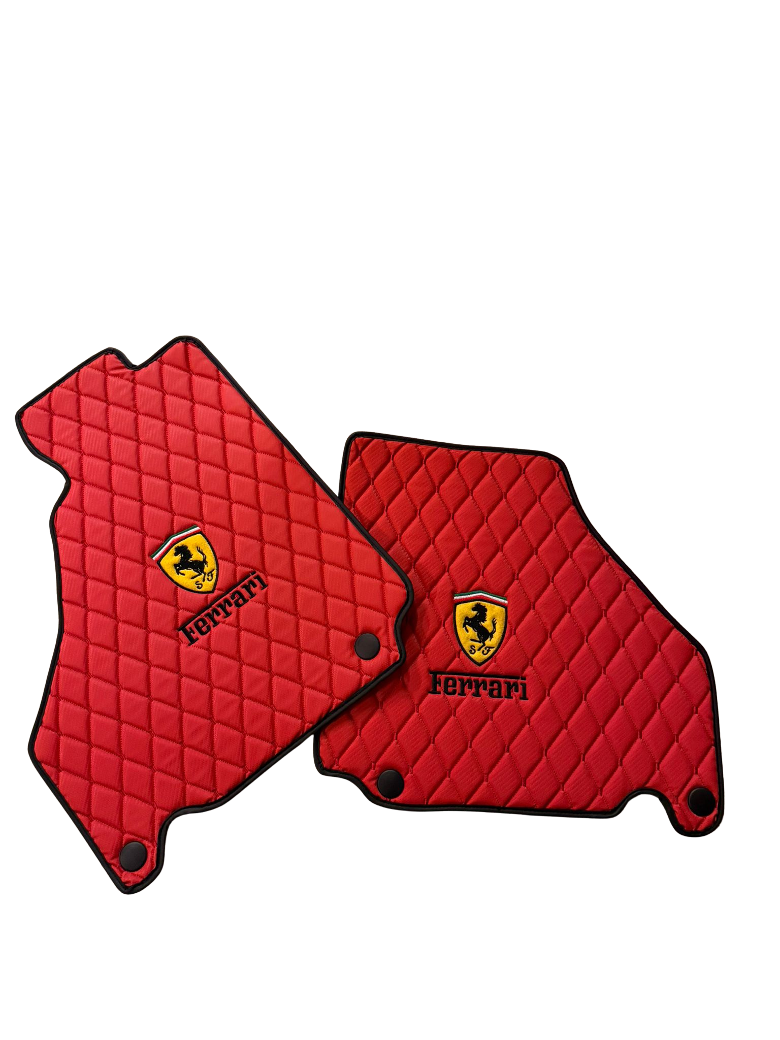 For FERRARI Leather Car Mat, Luxury Custom-Made for Your Vehicle After Ordering, A++