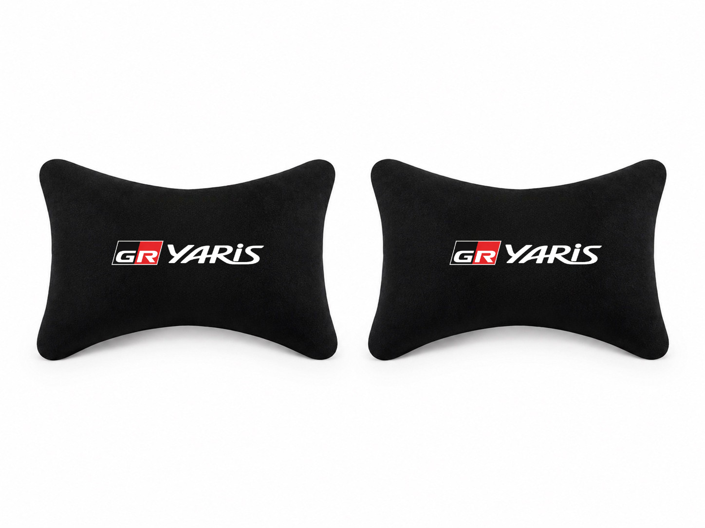 GR Yaris Velvet Neck Pillow, 2pcs