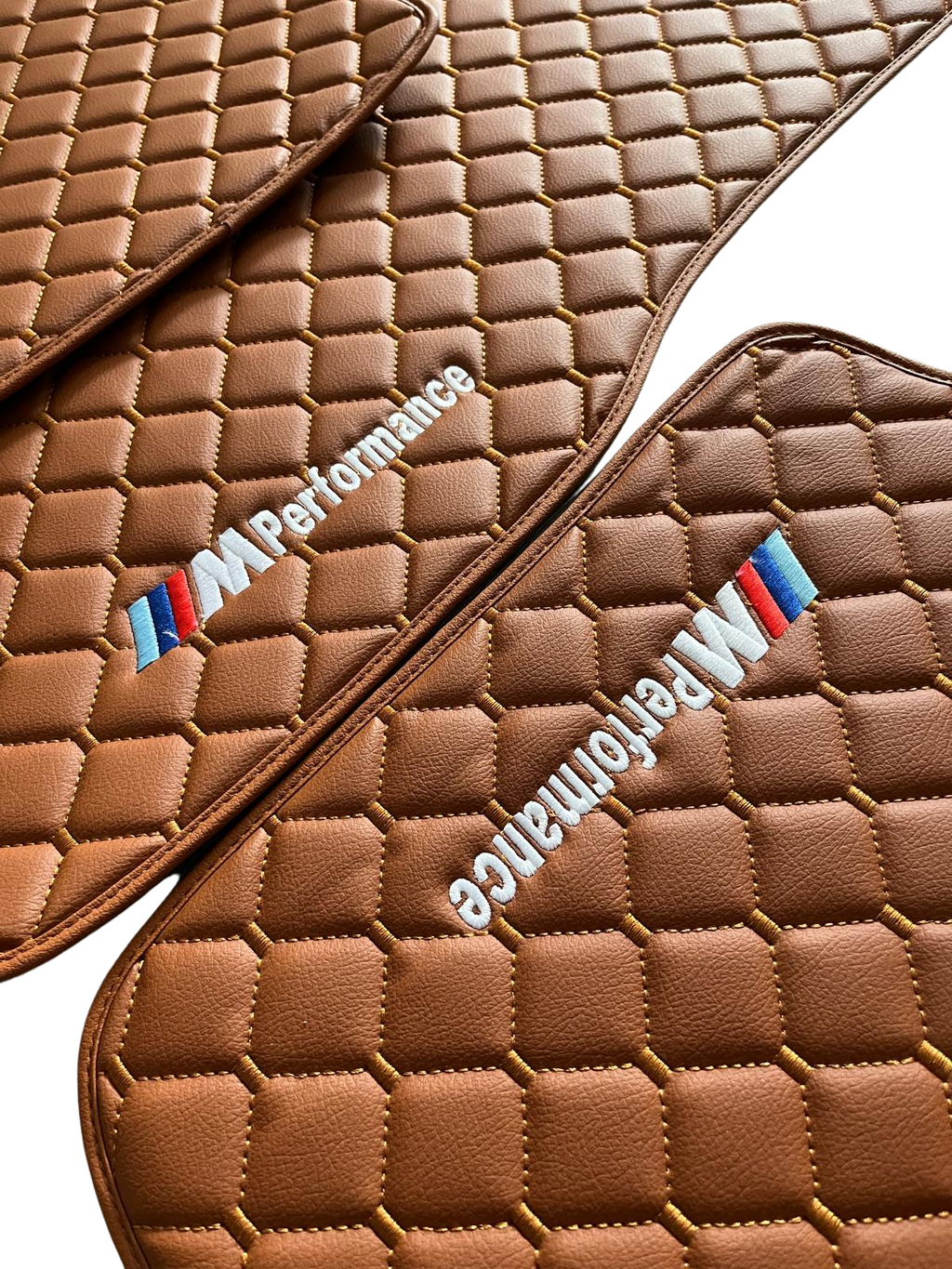 BMW M Performance Leather Car Floor Mat, BMW Waterproof Custom Car Mat