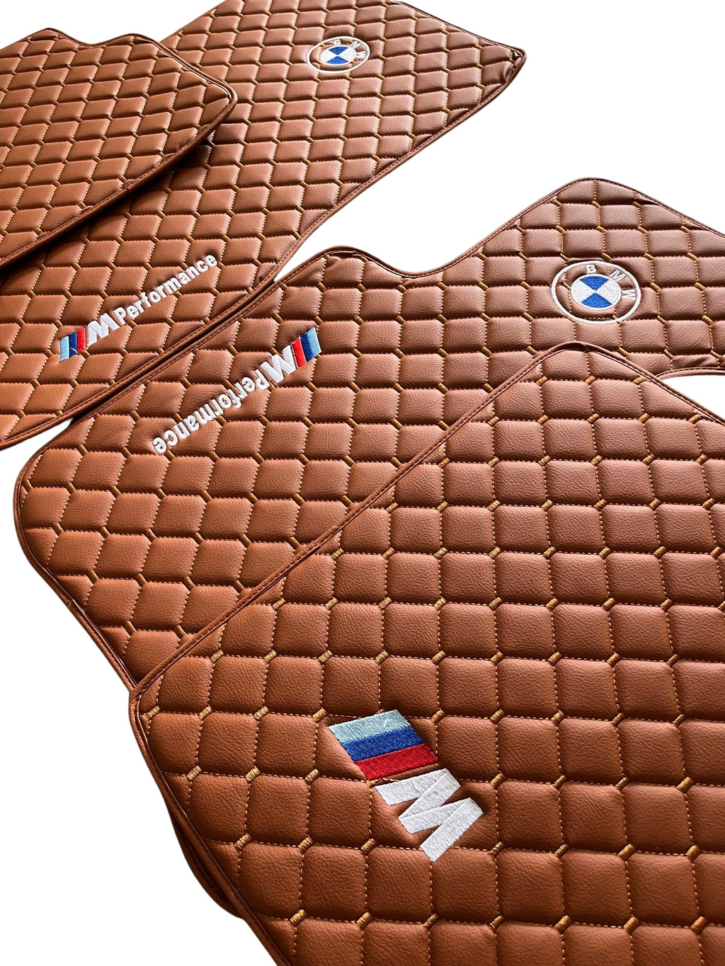 BMW M Performance Leather Car Floor Mat, BMW Waterproof Custom Car Mat