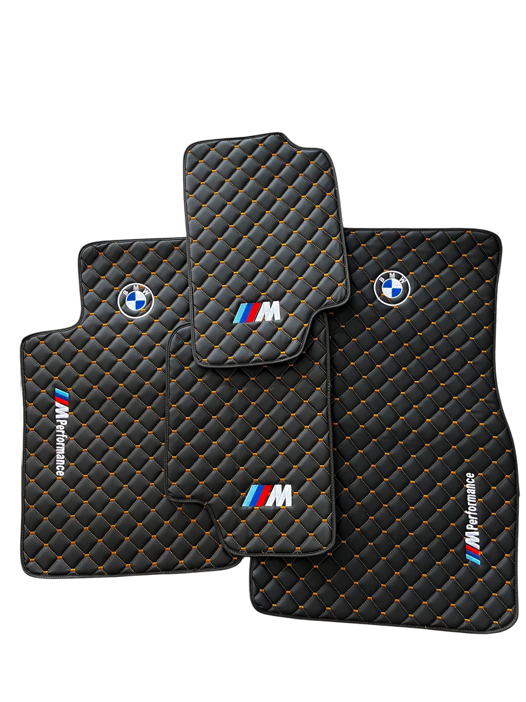BMW M Performance Leather Car Floor Mat, BMW Waterproof Custom Car Mat