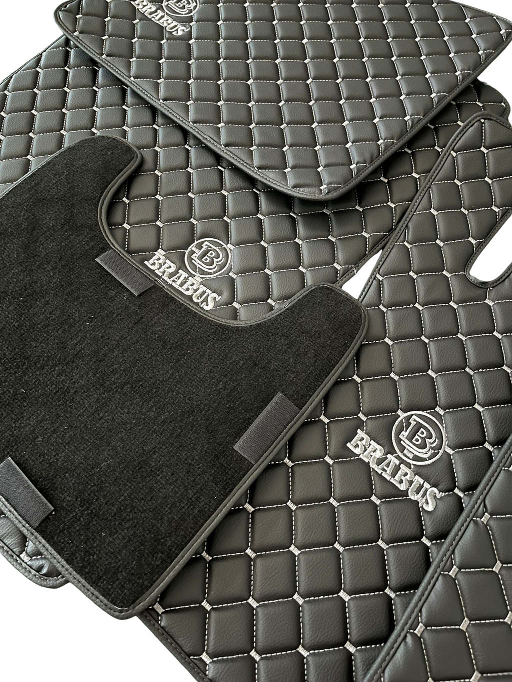 BRABUS Leather Car Floor Mat, BRABUS Waterproof Custom Car Mat