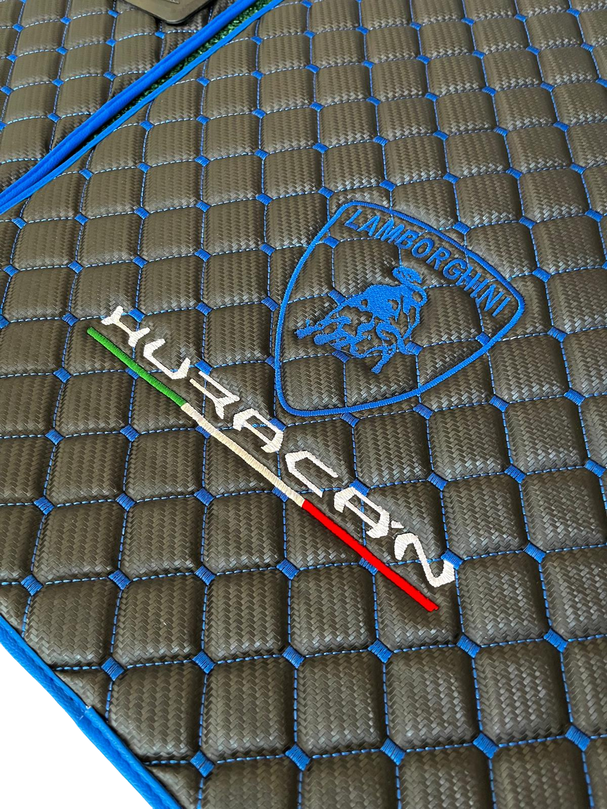 Lamborghini HURACAN Leather Car Floor Mat, Lamborghini Waterproof Custom Car Mat