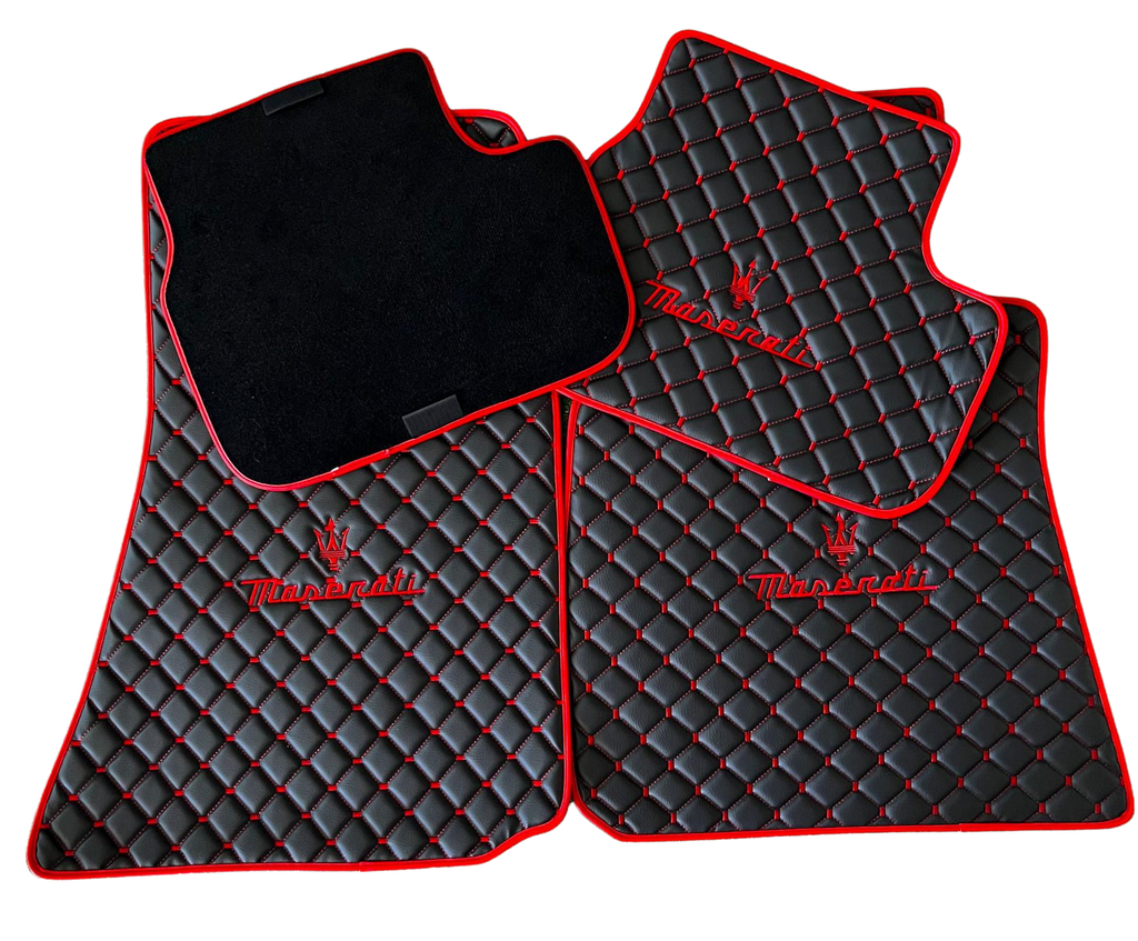 For Maserati Granturismo (2023 - Present ) Car Floor Mats Custom fit Leather for all Maserati Model Waterproof Carpet Liner