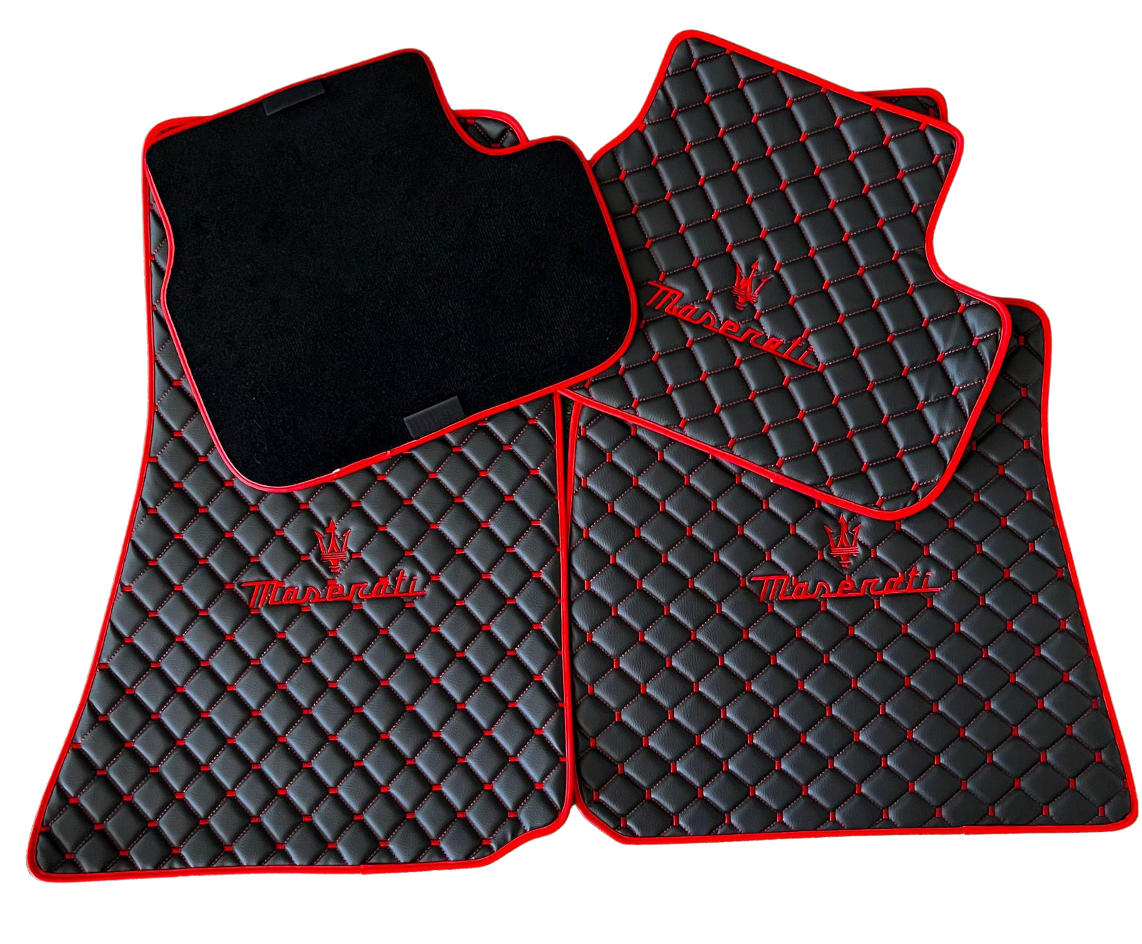 For Maserati Ghibli (2013-2024) Car Floor Mats Custom fit Leather for all Maserati Model Waterproof Carpet Liner