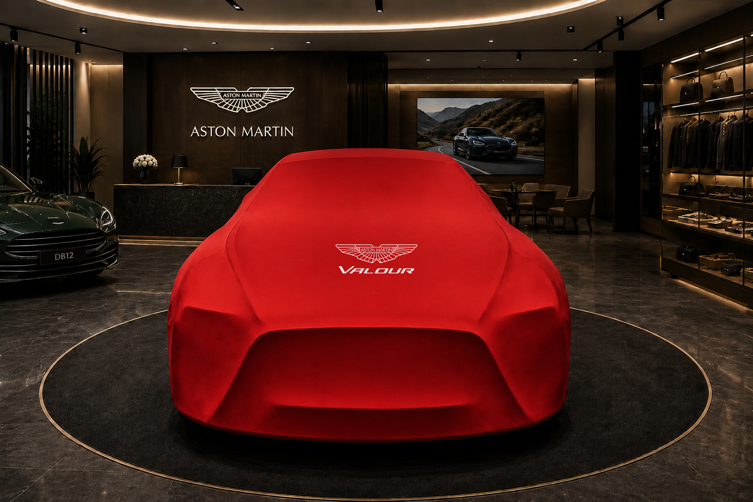Aston Martin VALOUR Indoor Car Cover, Custom car cover