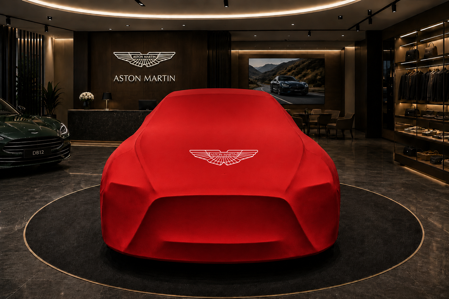 Aston Martin DBS V12 VOLANTE Indoor Car Cover, Custom cover