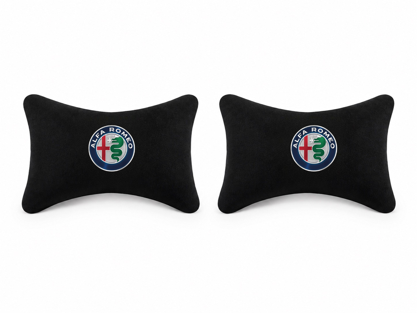 ALFA ROMEO Velvet Neck Pillow, 2pcs