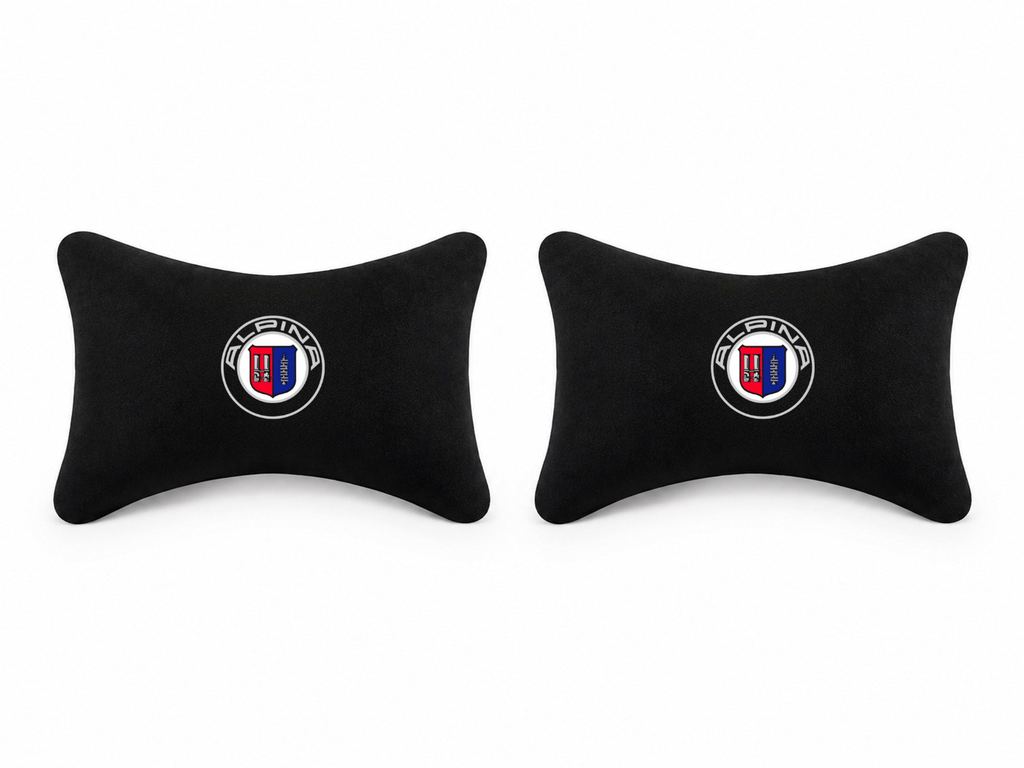 Bmw Alpina Velvet Neck Pillow, 2pcs