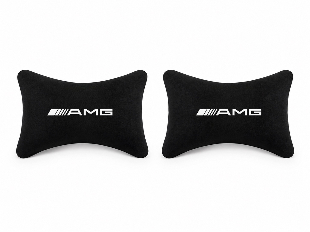 Mercedes Benz Velvet Neck Pillow, 2pcs
