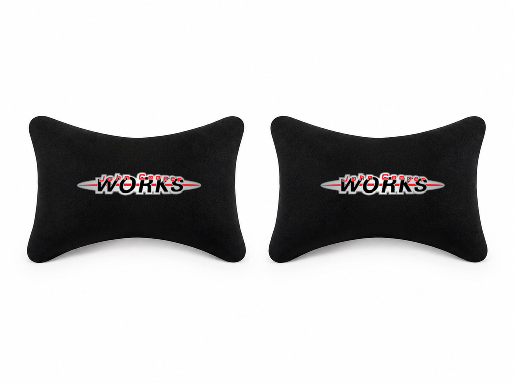 Mini Cooper Velvet Neck Pillow, 2pcs ( John Cooper Works )