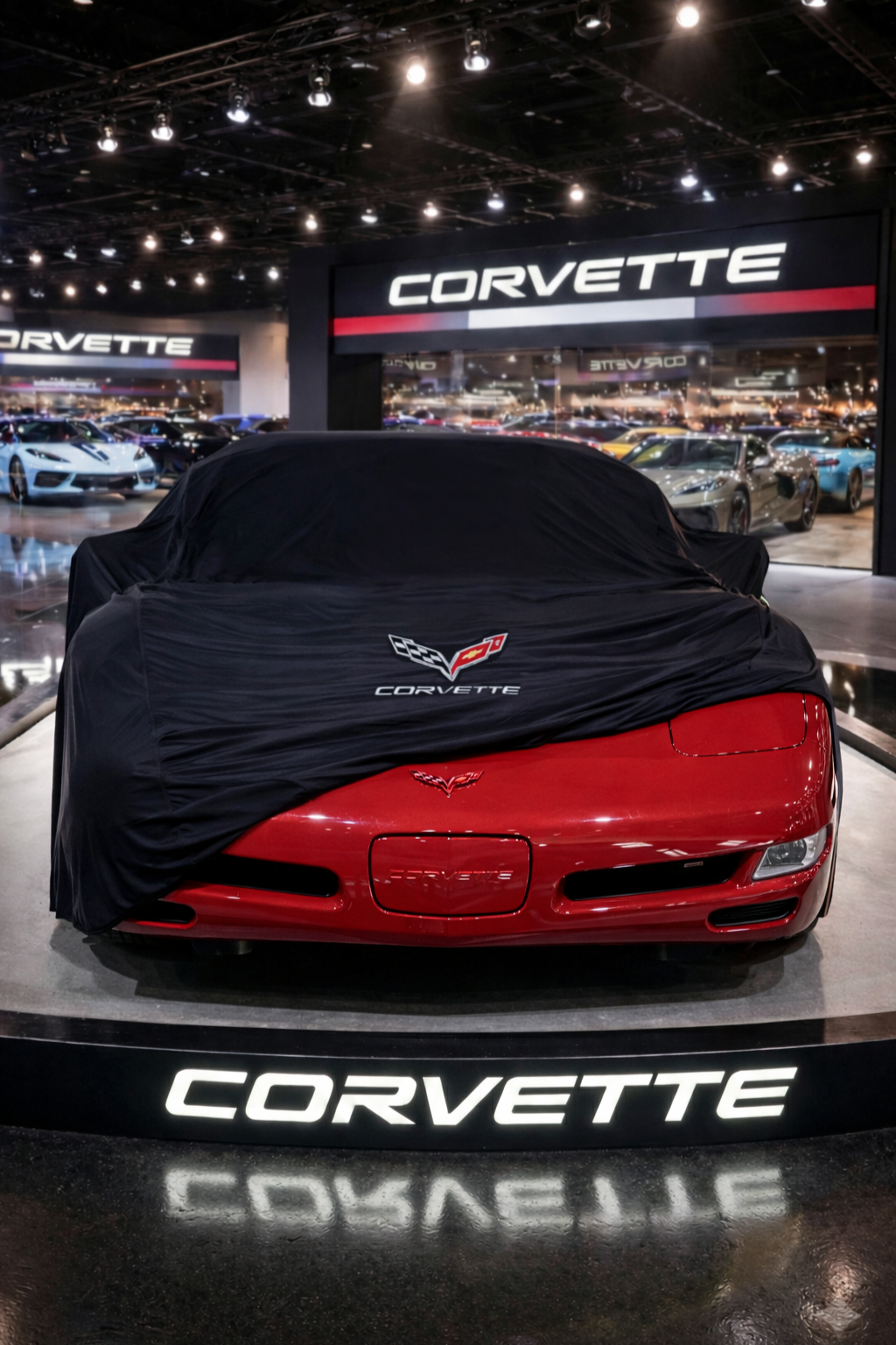 Corvette C4 Car Cover indoor