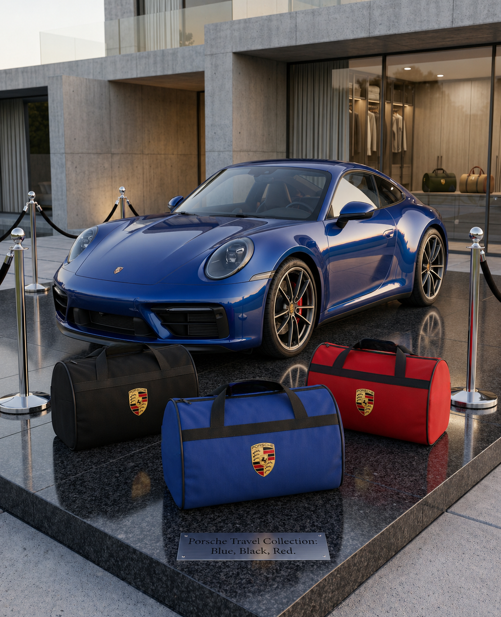 Porsche Duffel Bag Trunk Organizer 30×50 cm