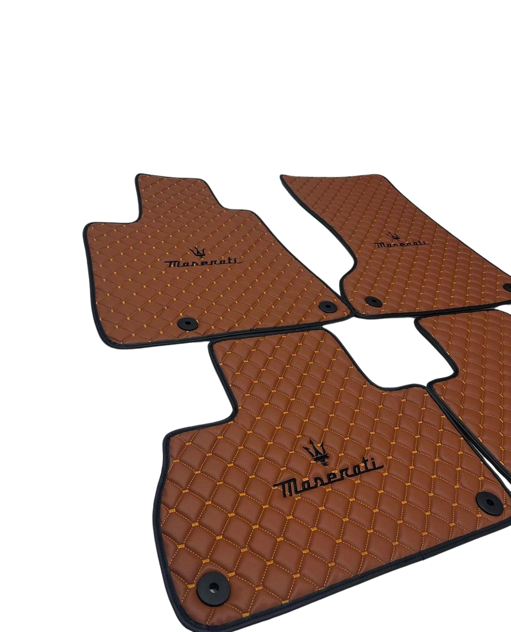 For Maserati QUATTROPORTE (2012 - Present ) Car Floor Mats Custom fit Leather for all Maserati Model Waterproof Carpet Liner