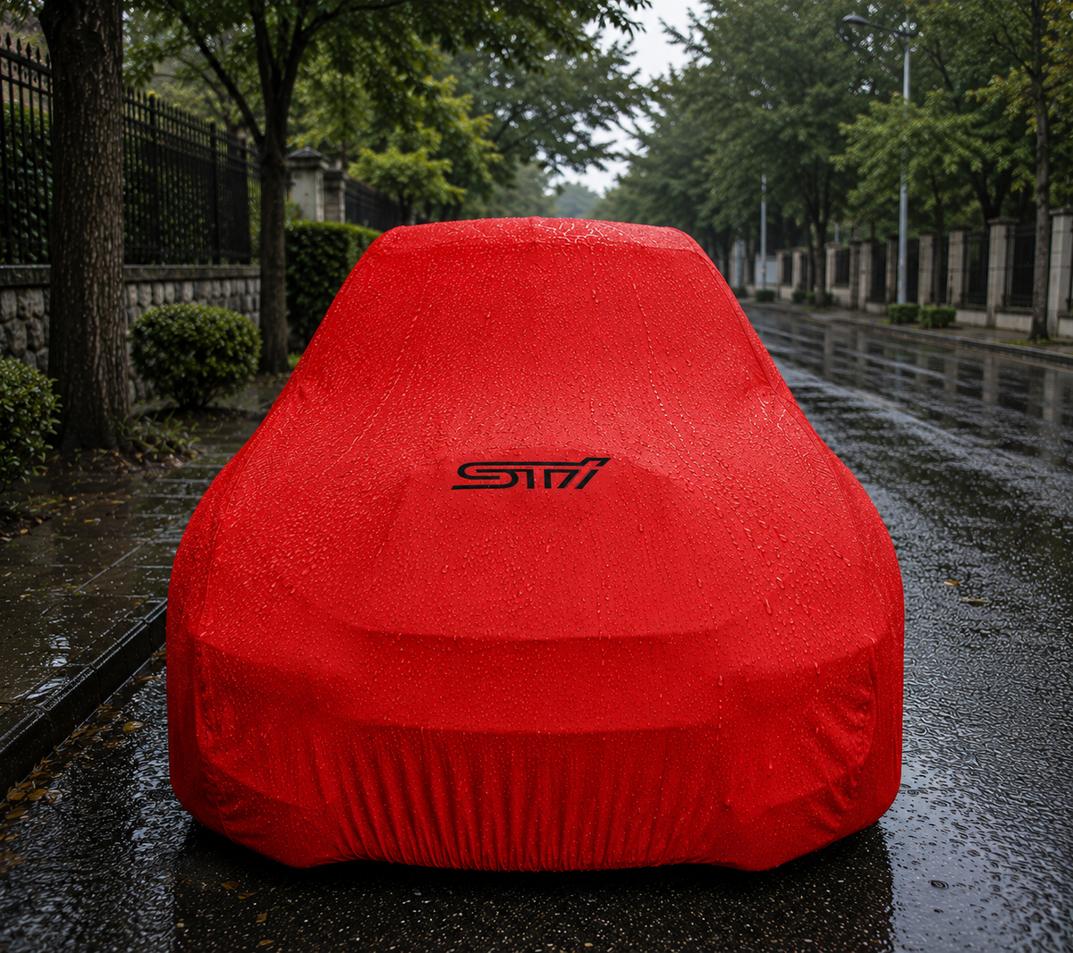 Subaru STI Car Cover, Subaru STI custom-made Outdoor car cover
