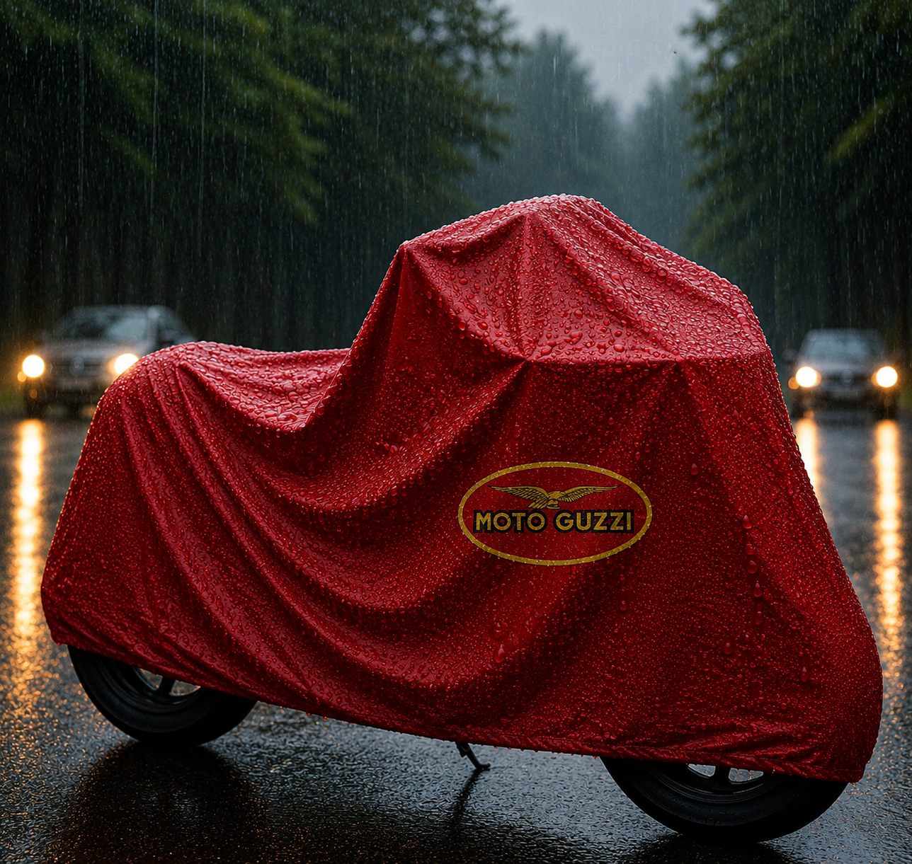 Moto Guzzi Motorcycle Protective Outdoor Cover – Rain, Sun & Dust Resistant