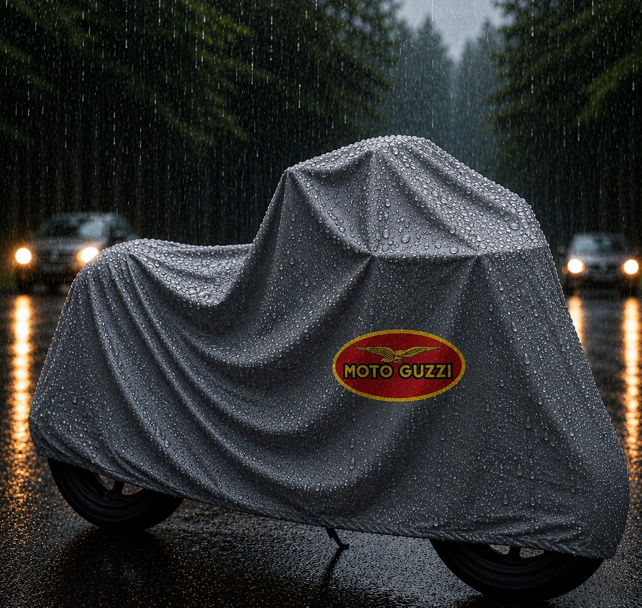 Moto Guzzi Motorcycle Protective Outdoor Cover – Rain, Sun & Dust Resistant
