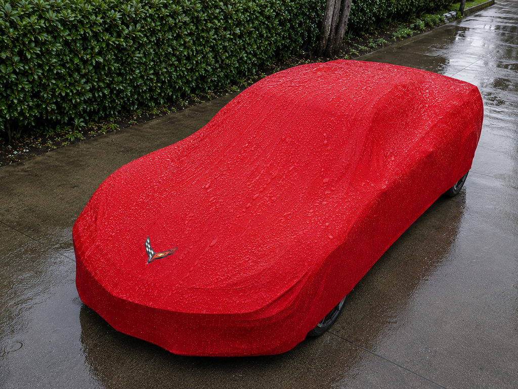 Corvette C8 Outdoor Car Cover, custom-made Corvette car cover, A++