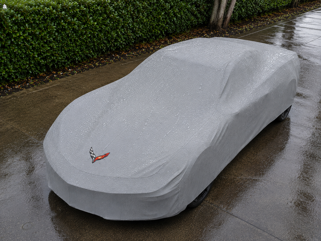 Corvette C8 Outdoor Car Cover, custom-made Corvette car cover, A++