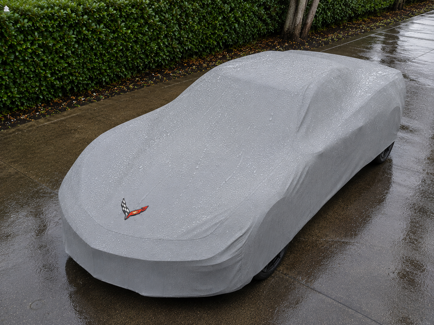Corvette C8 Outdoor Car Cover, custom-made Corvette car cover, A++