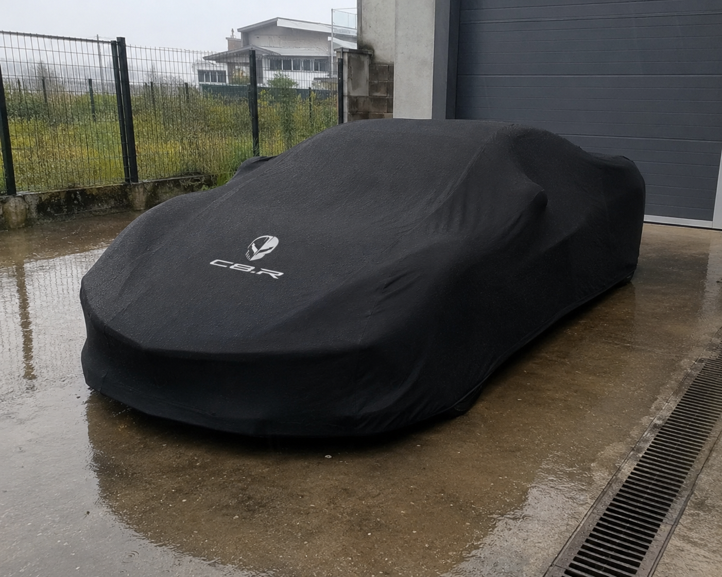 Corvette C8.R Outdoor Car Cover, custom-made Corvette car cover, A++