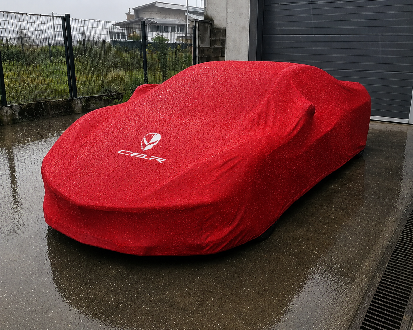 Corvette C8.R Outdoor Car Cover, custom-made Corvette car cover, A++