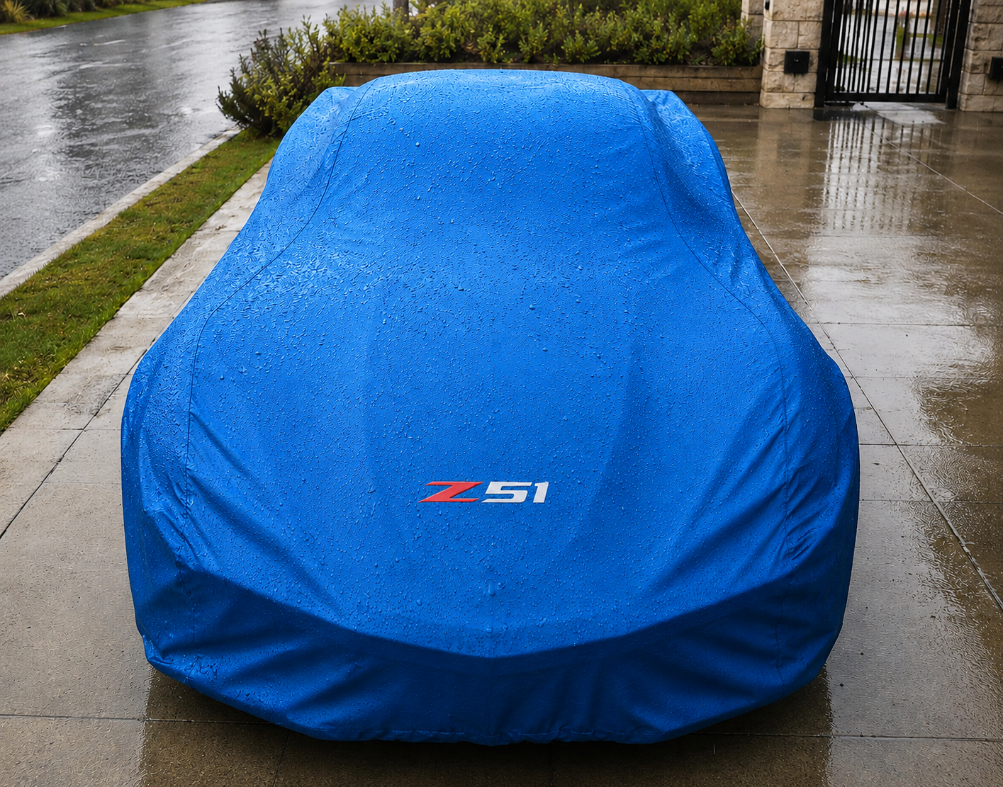 Corvette Z51 Outdoor Car Cover, custom-made Corvette car cover, A++