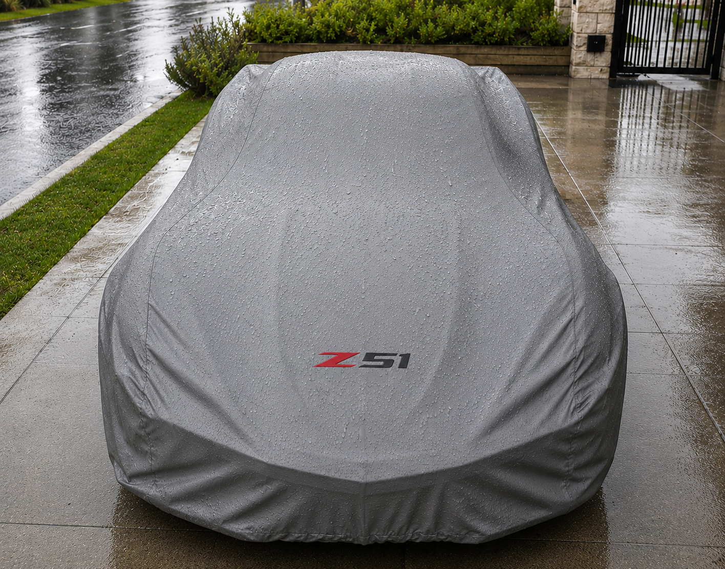 Corvette Z51 Outdoor Car Cover, custom-made Corvette car cover, A++