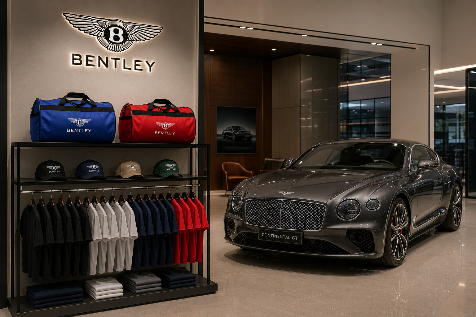 Luxury Bentley Duffel - Trunk Bag 12" × 20"