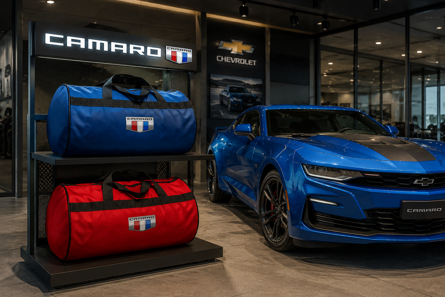 Luxury Camaro Duffel - Trunk Bag 12" × 20"