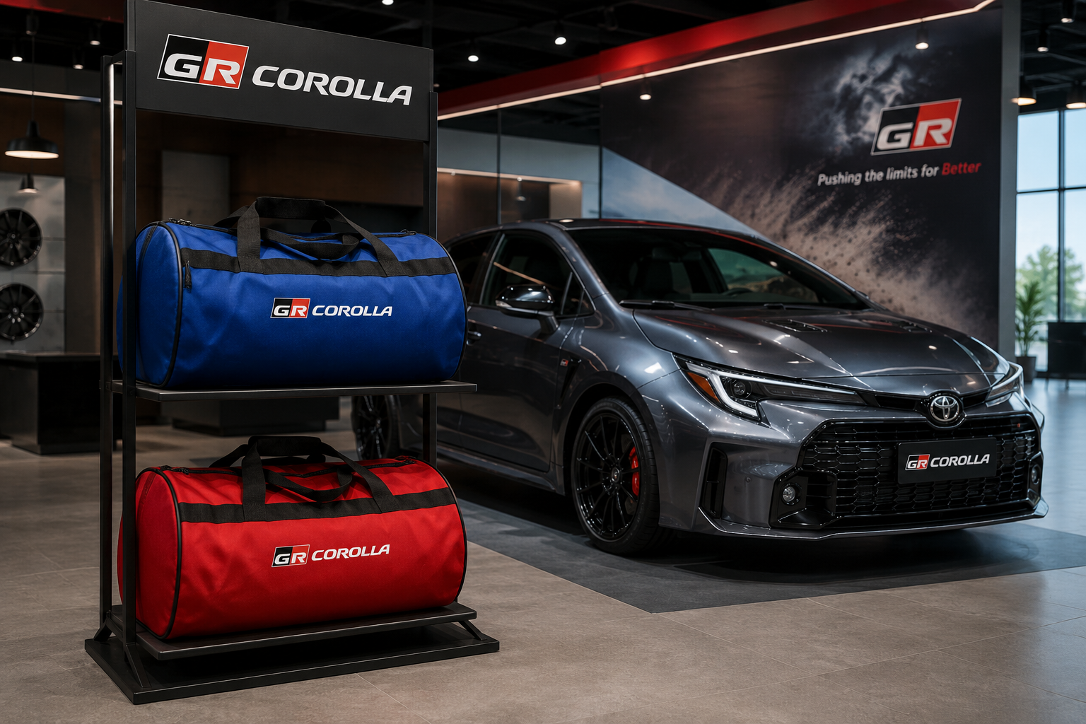 Luxury GR COROLLA Duffel Bag - Trunk Bag 12" × 20"